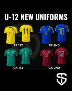 【U-12 NEW UNIFORMS】